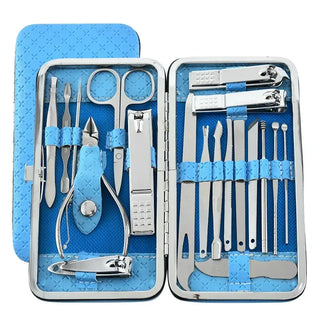 Buy 19pc-blue Stainless Steel Nail Clipper Set