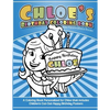 Chloe's Birthday Coloring Book Kids Personalized Books: A Coloring Book Personalized for Chloe that includes Children's Cut Out Happy Birthday Posters - Paperback