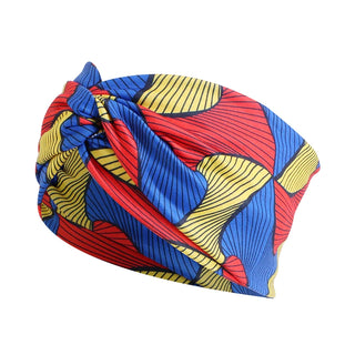 Buy 1103f-red-yellow African Pattern Print Headband