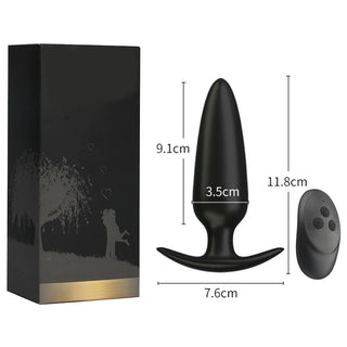 Buy m-size-with-remote Wireless Remote Control Anal Plug Vibrator