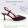 A PAIR SHOE D.PURPLE