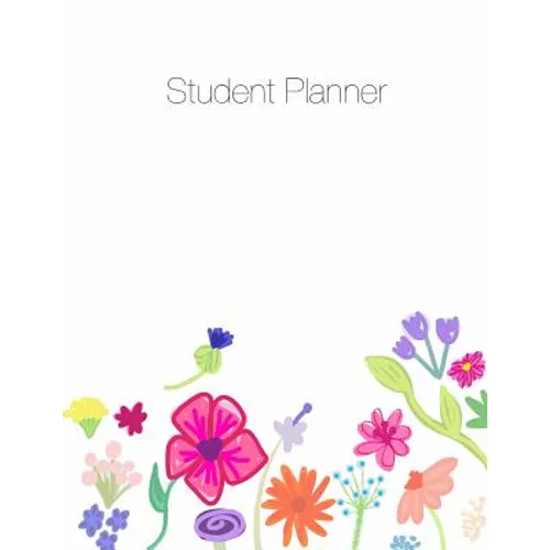 Student Planner, Organizer, Agenda, Notes, 8.5 x 11, Undated, Week at a Glance, Month at a Glance, 146 pages - Paperback