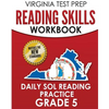 VIRGINIA TEST PREP Reading Skills Workbook Daily SOL Reading Practice Grade 5: Preparation for the SOL Reading Tests - Paperback