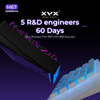 XVX M67 JadeStone Interstellar Black Tri-Mode RGB Mechanical Keyboard