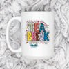 Tea Break Mug - Cozy Coffee Cup With Colorful Floral Design | Relaxation Gift