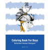 Coloring Book For Boys: Detailed Ocean Designs: Colouring Pages For Relaxation, Tweens, Preteens, Ages 8-12, Detailed Zendoodle Drawings, Calming Art - Paperback
