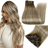 Double Weft Hair Extensions Human Hair for Woman