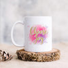 Choose Joy Mug - Inspirational Coffee Cup | Pink Watercolor Ceramic Mug