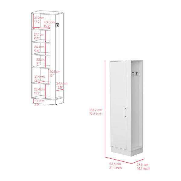 cabinet Storage, Manika, White