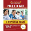 Next Generation NCLEX RN Examination Review Book 2023 - 2024: 4 Practice Tests and NCLEX Study Guide [Updated for the New Outline] - Paperback