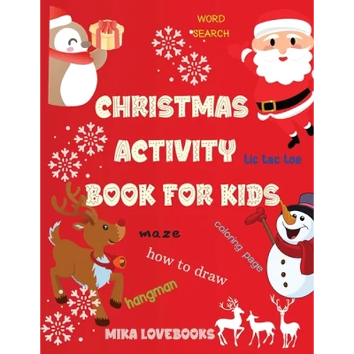 Christmas Activity Book for Kids: Christmas Activities for Kids, Christmas Activities Families. - Paperback