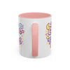 “Too Cute to Be Tired” Kawaii Bunny Mug
