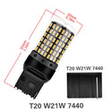 GZKAFOLEE 1pcs 2800LM 7440 7443 Bulb No Error Free T20 W21W W21/5w LED WY21W LED Bulbs Car Brake Reverse Light Lamp Turn Signal
