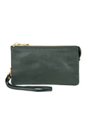 Vegan Leather Wallet With Detachable Wristlet