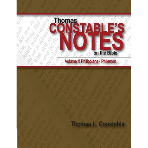 Thomas Constable's Notes on the Bible: Volume X - Paperback
