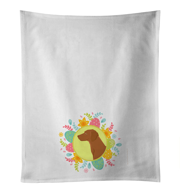 Vizsla Easter Kitchen Towel Set of 2