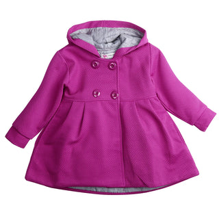 Buy purple Wool Blend Pea Coat