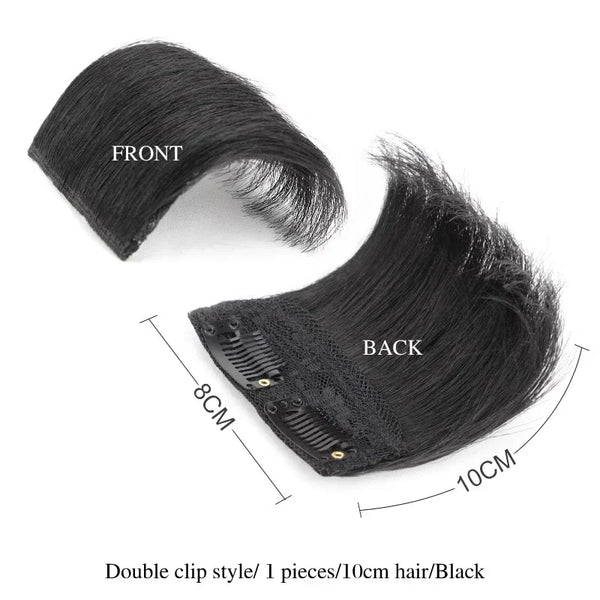 10-20cm Human Hair Invisable Seamless Hair Pad Extension