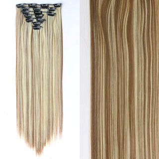 Buy 6h613 22Inch Long Straight Wavy Hair Extension 7Pcs/Set 16 Clips