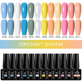 Buy zh25744 10/12pcs Spring Macaron Nail Gel Polish Set