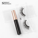 SHIDISHANGPIN 1/3/5/10 Pairs Magnetic Eyelashes Eyeliner 5 Magnet Natural Long False Lashes Set Magnetic Eyeliner Tweezer Makeup