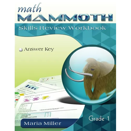 Math Mammoth Grade 1 Skills Review Workbook Answer Key - Paperback