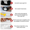 EELHOE Tile Repair Paste Tile Repair AB Glue Set Crack Repair Agent Ceramic Adhesive