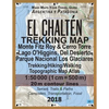 El Chalten Trekking Map Monte Fitz Roy & Cerro Torre Lago O'Higgins, Del Desierto Parque Nacional Los Glaciares Trekking/Hiking/Walking Topographic Ma - Paperback
