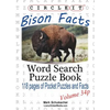 Circle It, Bison Facts, Pocket Size, Word Search, Puzzle Book - Paperback