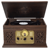 Victor State 7-in-1 Wood Music Center Espresso - Refurbished