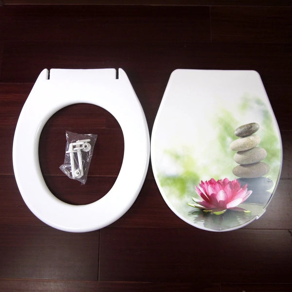 Lotus Toilet Lid Cover