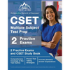 CSET Multiple Subject Test Prep: 2 Practice Exams and CSET Study Book [Includes Detailed Answer Explanations] - Paperback