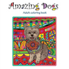 Amazing Dogs: Adult Coloring Book - Hardcover