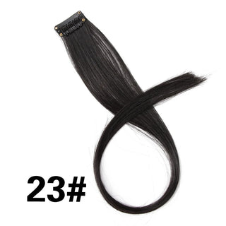 Buy 23 Color Ombre Straight Hair Extension Clip in Hairpieces