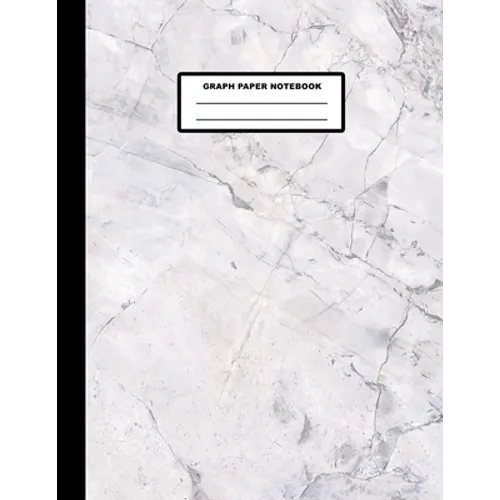 Graph Paper Notebook: Marble Cover Design - Quad Ruled - 120 Pages - 8.5" X 11" - Matte Finished Soft Cover - Paperback