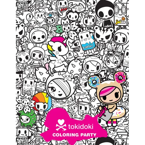 Tokidoki Coloring Party - Paperback
