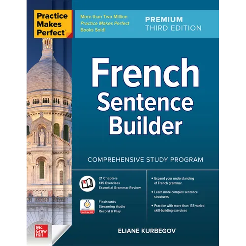 Practice Makes Perfect: French Sentence Builder, Premium Third Edition - Paperback