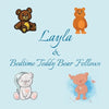 Layla & Bedtime Teddy Bear Fellows: Short Goodnight Story for Toddlers - 5 Minute Good Night Stories to Read - Personalized Baby Books with Your Child - Paperback