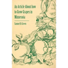 An Article about How to Grow Grapes in Minnesota - Paperback
