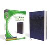 Nirv, Bible for Kids, Large Print, Leathersoft, Blue, Comfort Print: Thinline Edition - Leather