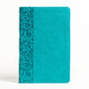 NASB Large Print Personal Size Reference Bible, Teal Leathertouch - Imitation Leather