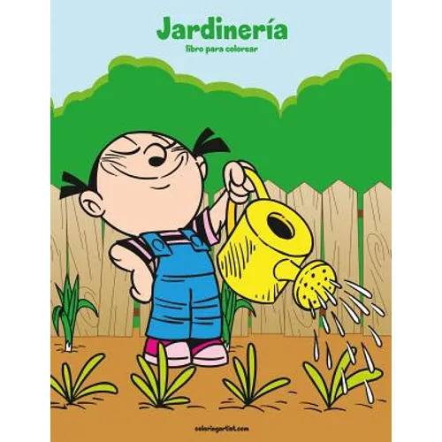 Jardinería libro para colorear 1 - Paperback