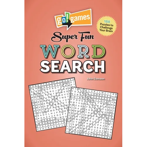 Go!games Super Fun Word Search: 188 Puzzles to Challenge Your Brain - Paperback