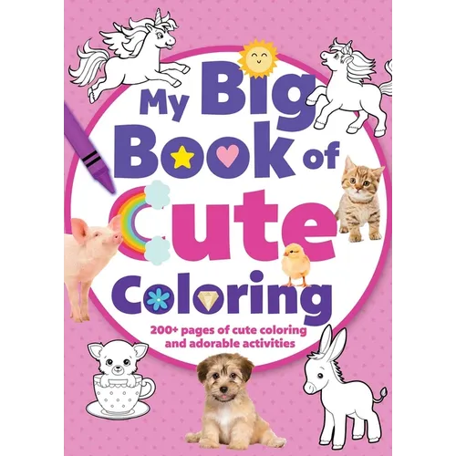 My Big Book of Cute Coloring - Paperback