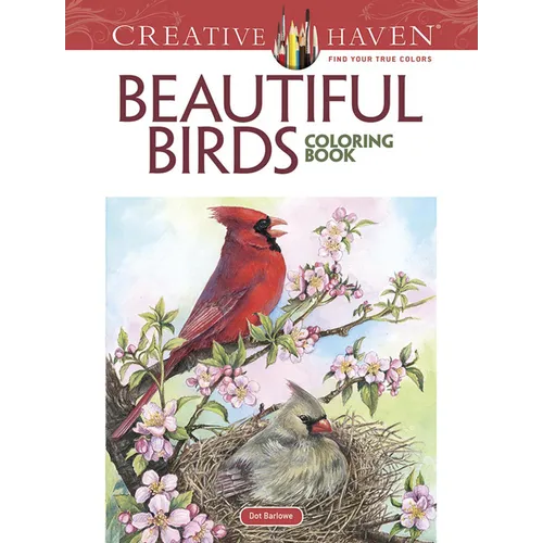 Creative Haven Beautiful Birds Coloring Book - Paperback
