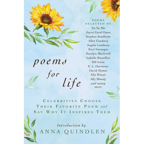 Poems for Life: Celebrities Choose Their Favorite Poem and Say Why It Inspires Them - Hardcover