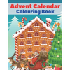 Advent Calendar Colouring Book: 24 Numbered Christmas Colouring Pages for Toddlers and Preschoolers - This Activity Book Is Perfect Gift for Christmas - Paperback