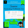 Cursive Handwriting Workbook for Teens: Letter Tracing and Stroke Formation for Intermediates: Improve the Quality of Your Cursive Penmanship with thi - Paperback