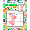 How To Draw Animals For Kids: 100 fun and cute animals drawing and activity book for kids with Copy Grid Method drawing for children, girls -3 Diffi - Paperback