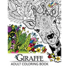 Giraffe Adult Coloring Book: Designs with Henna, Paisley and Mandala Style Patterns Animal Coloring Books - Paperback